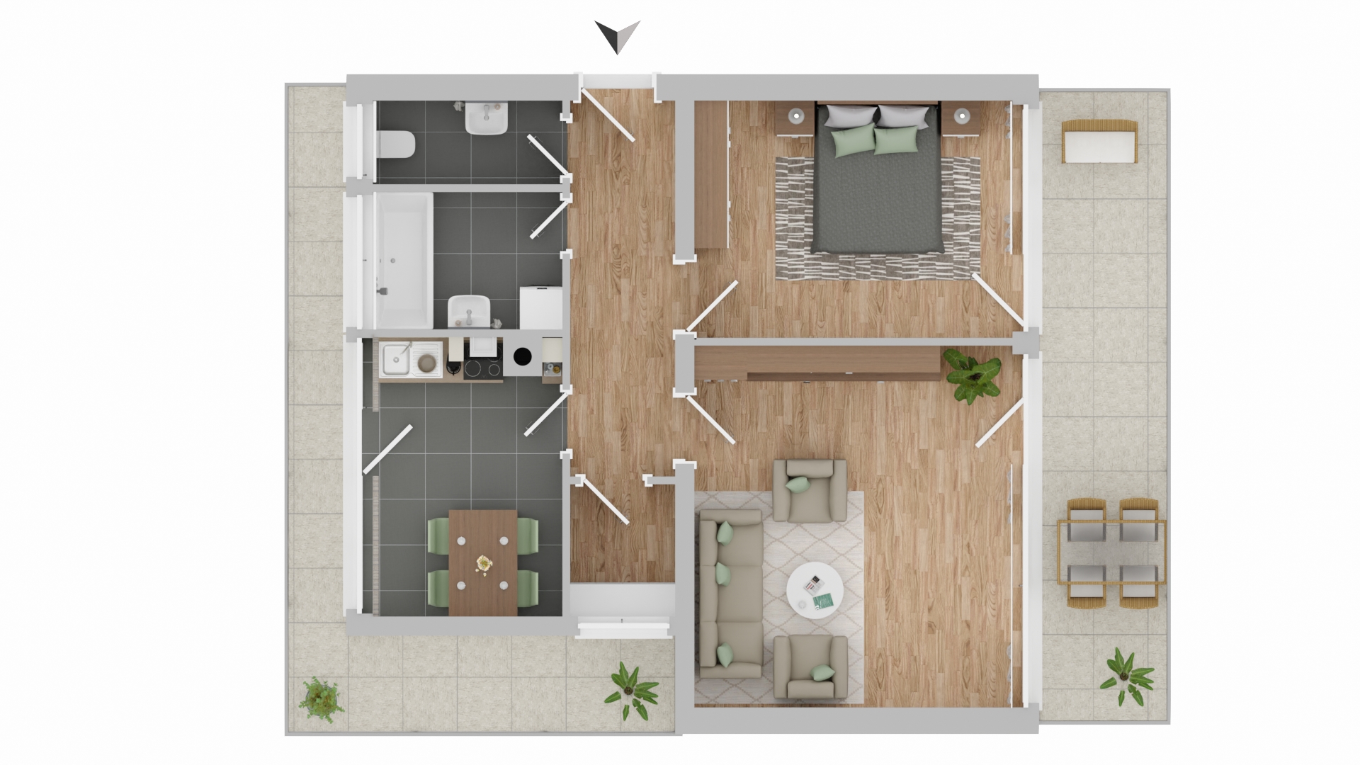 Grundriss – schematische Darstellung